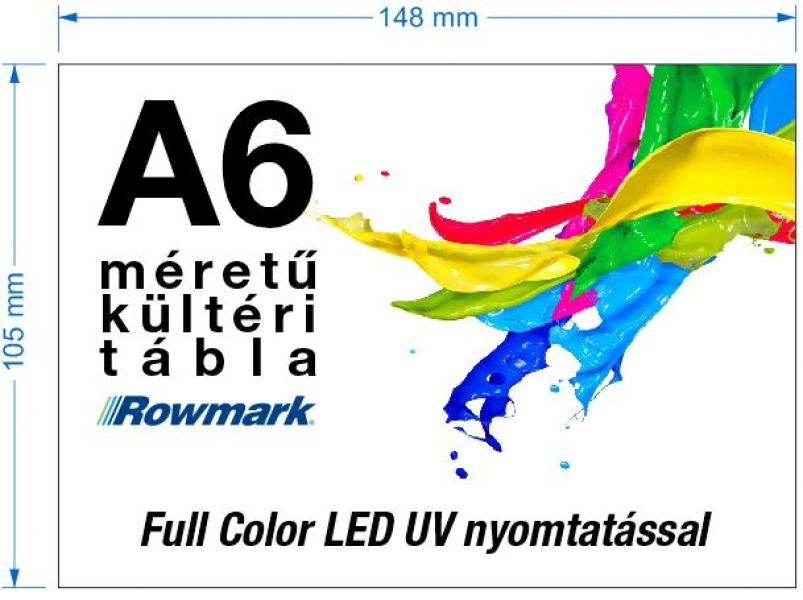 Táblakészítés full color UV LED nyomtatással