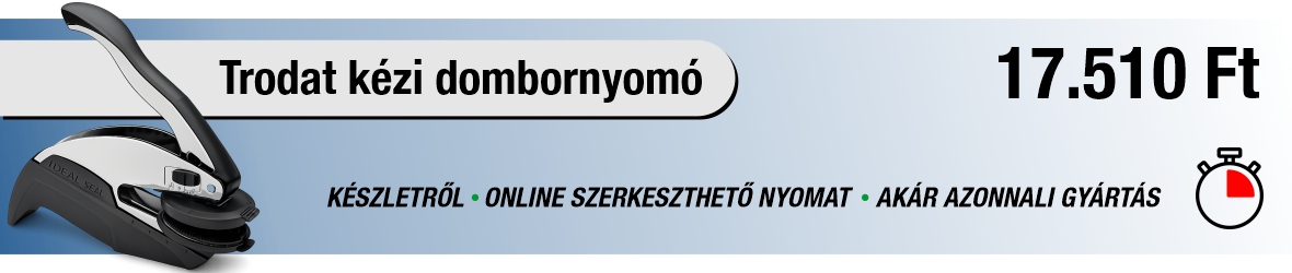 Trodat kézi dombornyomó jó áron!